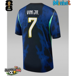 Brasilia Vinicius Junior #7 Vieraspaita MM-kisat 2026 Lyhythihainen